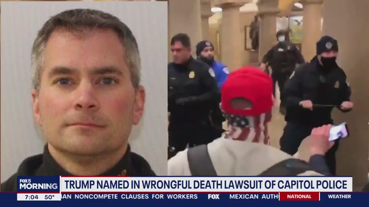 Donald Trump sued by girlfriend of fallen Capitol Police officer Brian Sicknick
